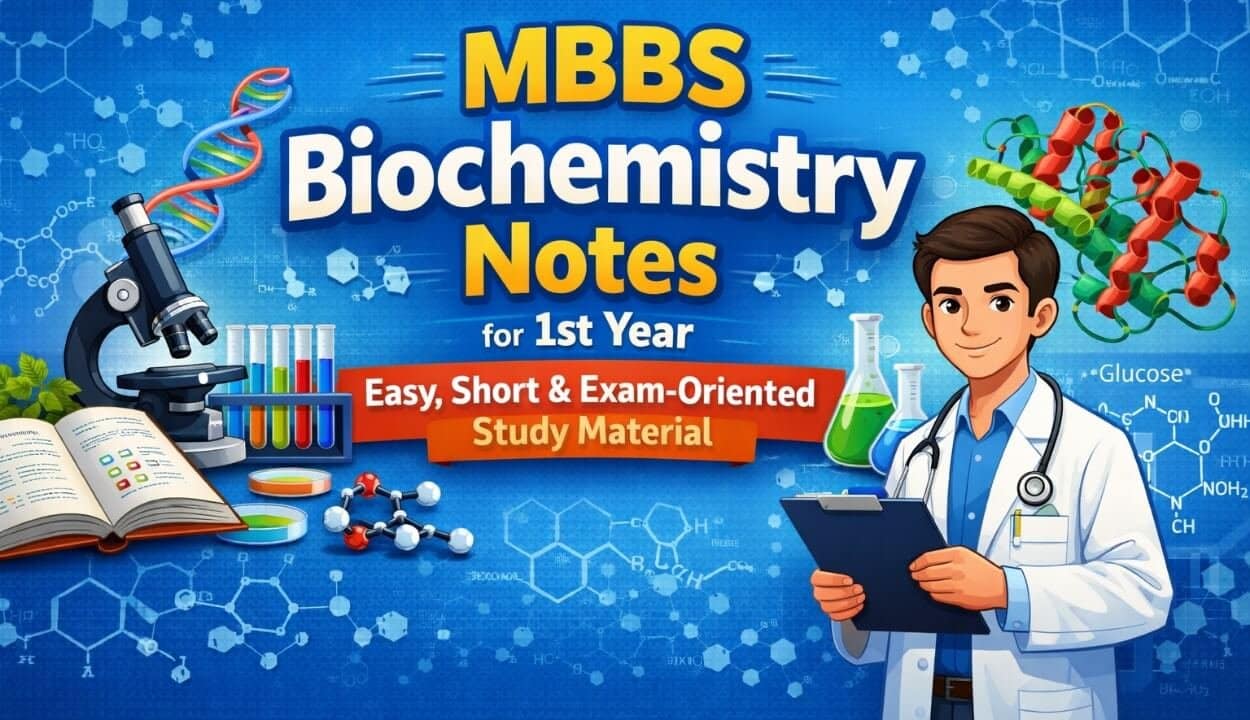 MBBS Biochemistry Notes for 1st Year