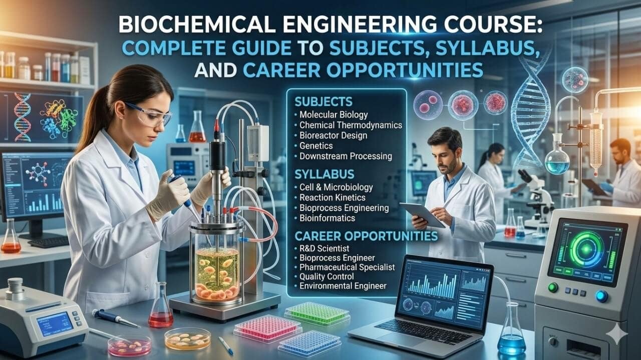 Biochemical Engineering Course