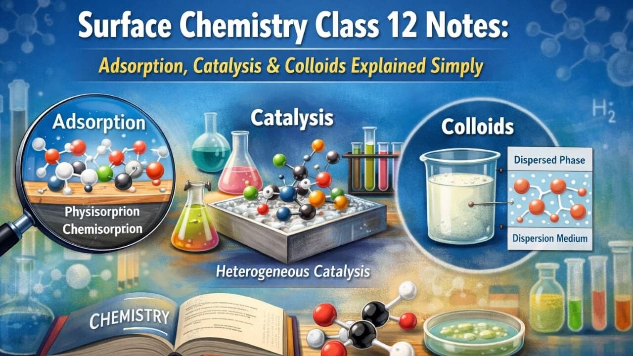 Surface Chemistry Class 12 Notes